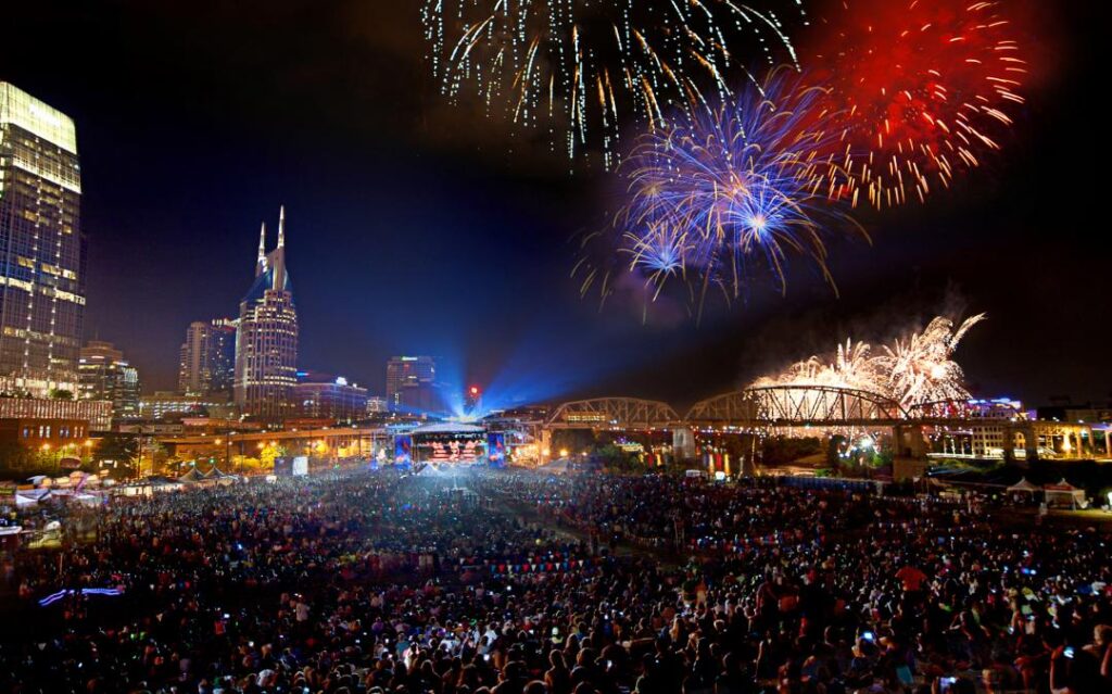 Cumberland River Fireworks Charming Galena Experiences